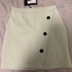 Mint green skater skirt